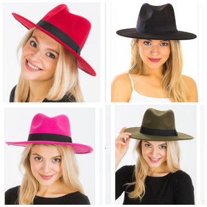 Chics In Brims Hat