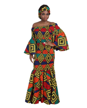 African Mermaid Dress