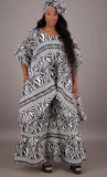 African Women Up and Down Gown