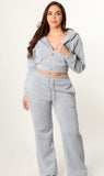 Fleece Cropped Set