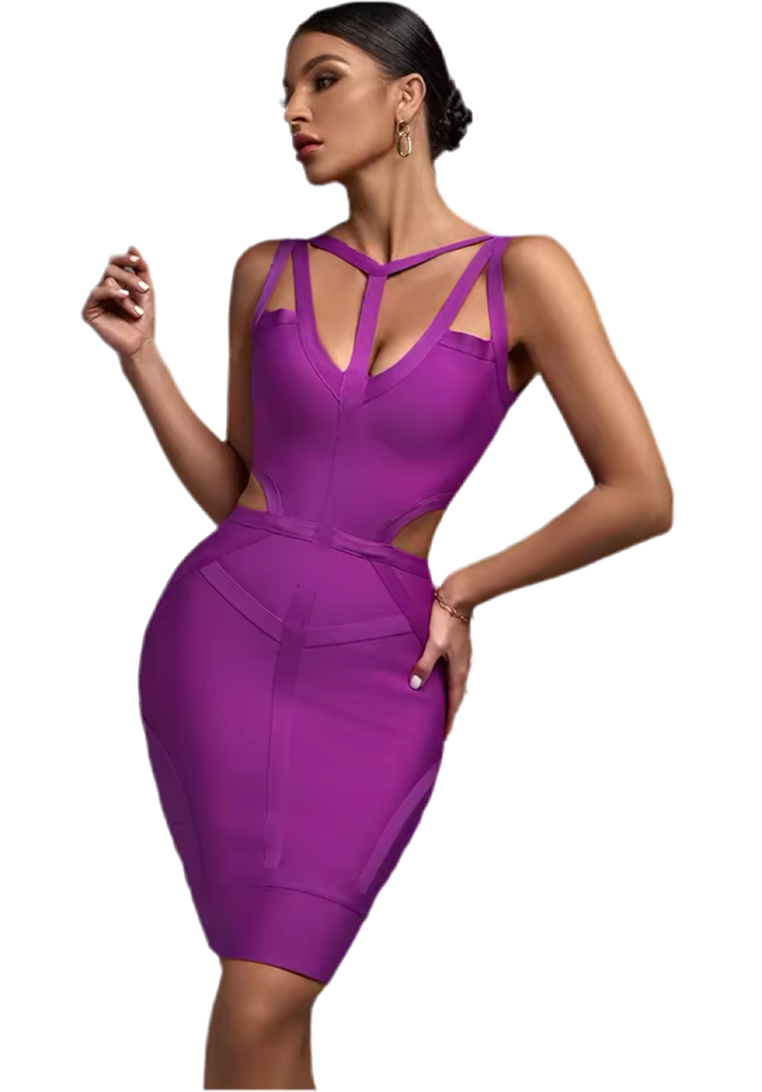 Cutout Bandage Dress Medium Cutout Bandage Dress Medium