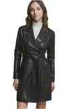 Leather Trench Coat