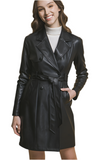 Leather Trench Coat