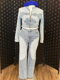 2 Tone Denim Set