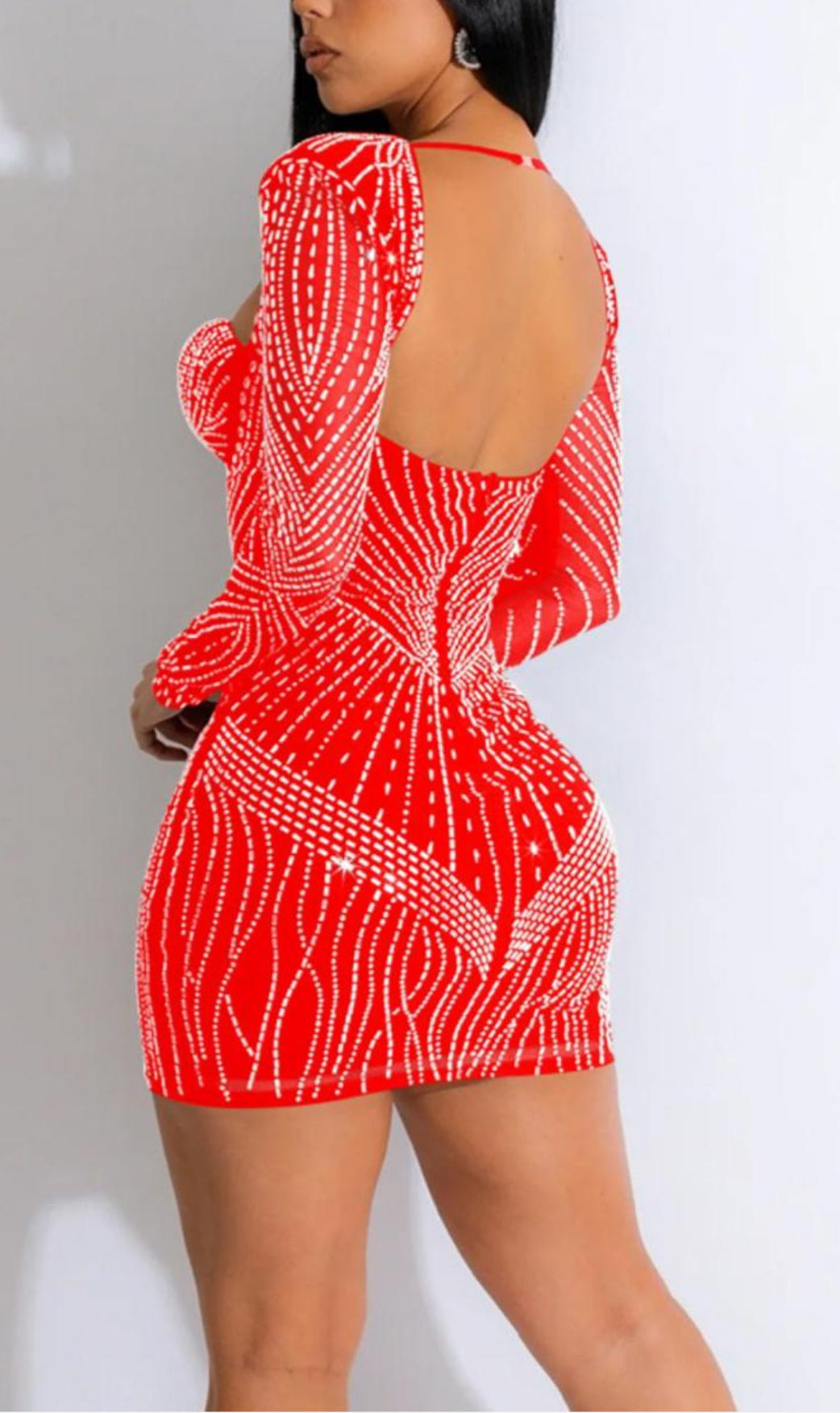 Shimmering Red Dress The Sip & Shop Boutique Shimmering Red Dress The Sip & Shop Boutique
