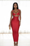 Crimson Allure Maxi