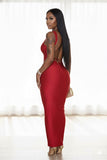 Crimson Allure Maxi