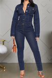 Denim Jean Jumpsuit