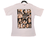 Men's Black Power Graphic T-Shirt featuring prominent powerful african-american legends such as Malcolm X and Martin Luther King MLK