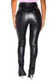 Leather High Waist Pants