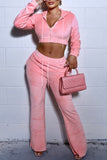 Pink Velour Set