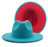 Red Bottom Fedora Hat