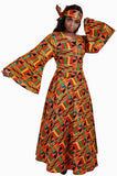 African Print Wrap Dresses